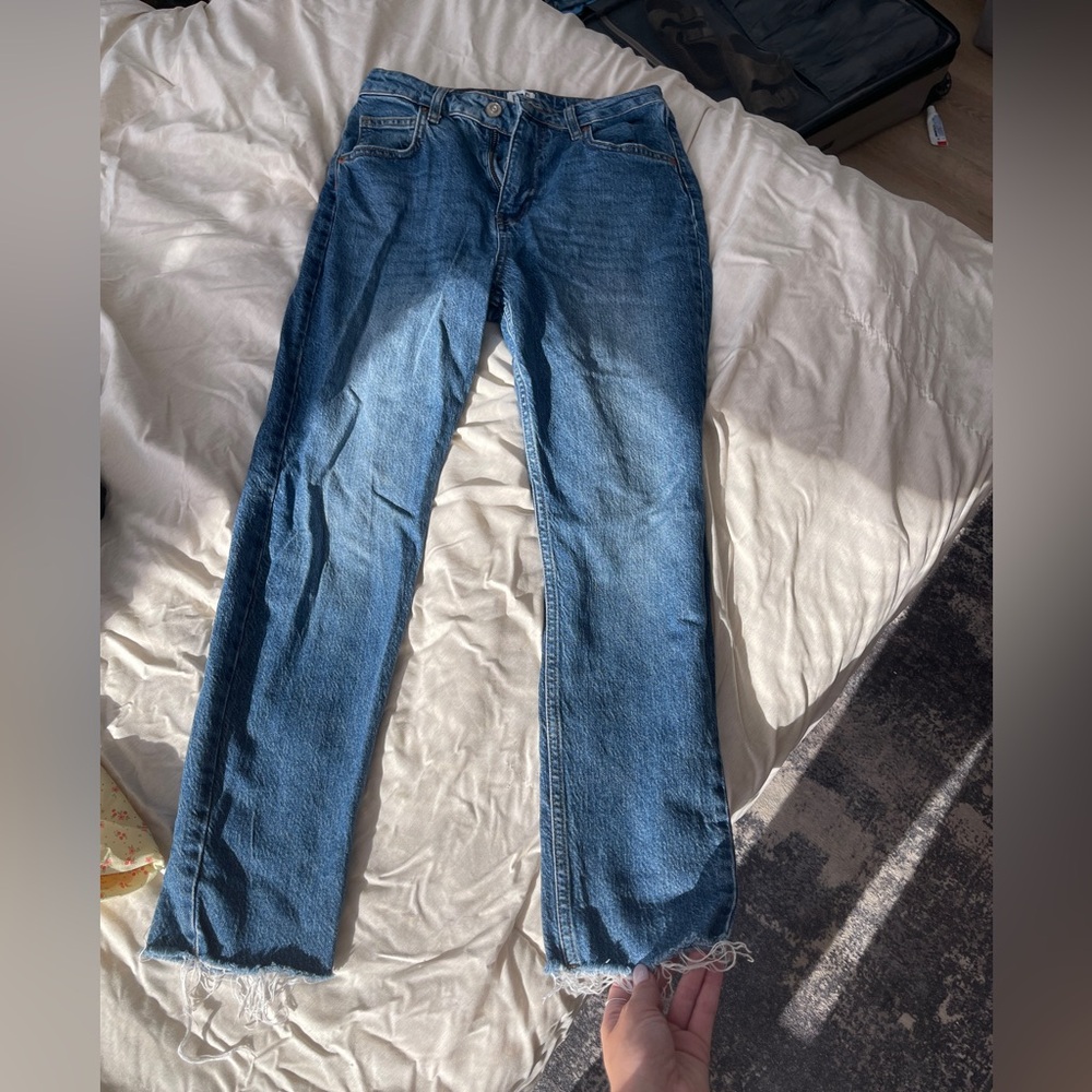 BDG Blue Straight Leg Jeans